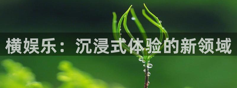 狗子28体育3：横娱乐：沉浸式体验的新领域